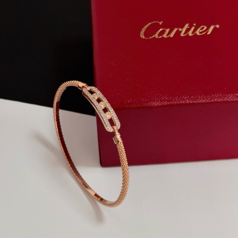 [原單對(duì)版] (配全套包裝) 卡地亞 Cartier鑲鑽手鐲 高端定制版本 鑲