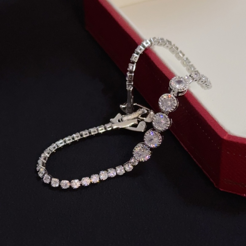 [原單對版] (配全套包裝) 卡地亞 Cartier鑲鑽手鍊，高端定制版本 鑲