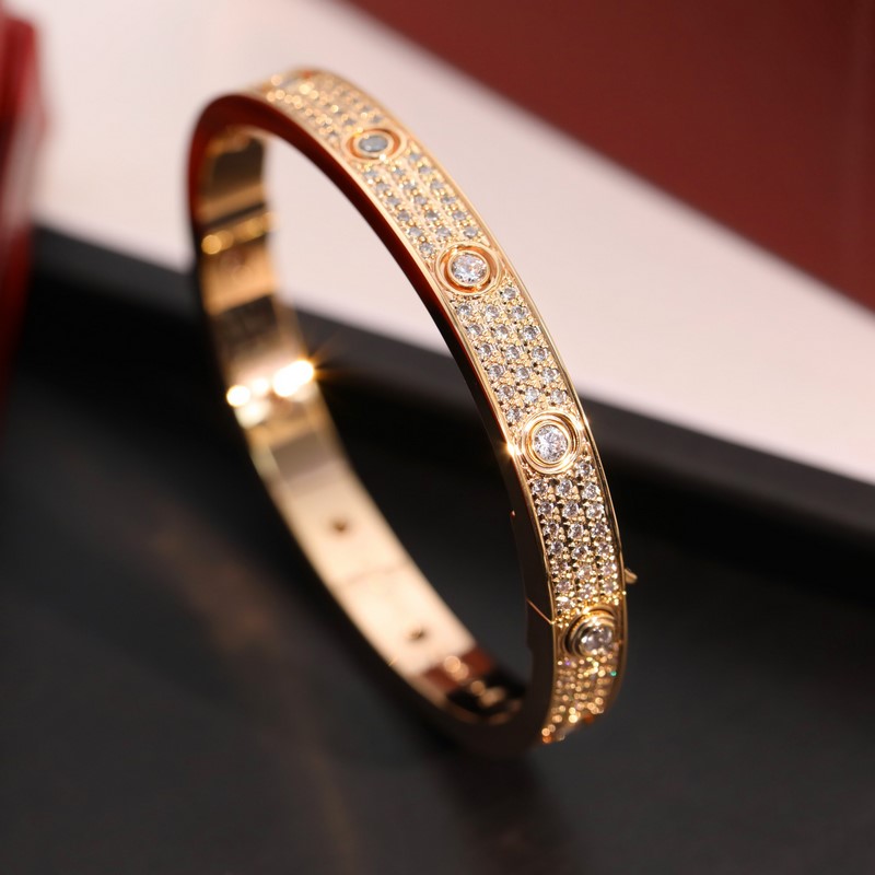 [原單對版] (配全套包裝) 卡地亞 Cartier滿天星手鐲 卡地亞 Cart