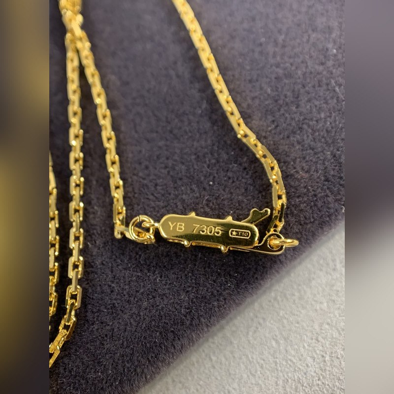 [原單對版] (配全套包裝) 卡地亞 Cartier經典Love滿鑽大餅項鍊。