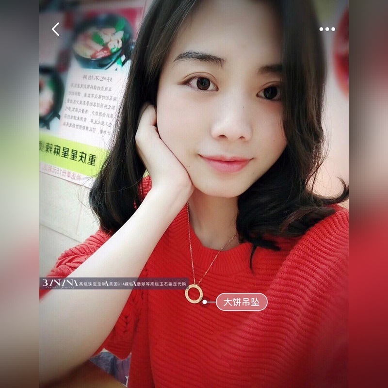 [原單對版] (配全套包裝) 卡地亞 Cartier經典Love滿鑽大餅項鍊。