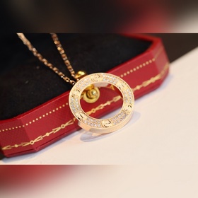 [原單對(duì)版] (配全套包裝) 卡地亞 CartierLOVE大圓餅項(xiàng)鍊重磅出爐