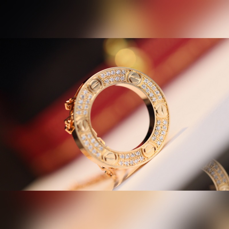 [原單對版] (配全套包裝) 卡地亞 CartierLOVE大圓餅項鍊重磅出爐