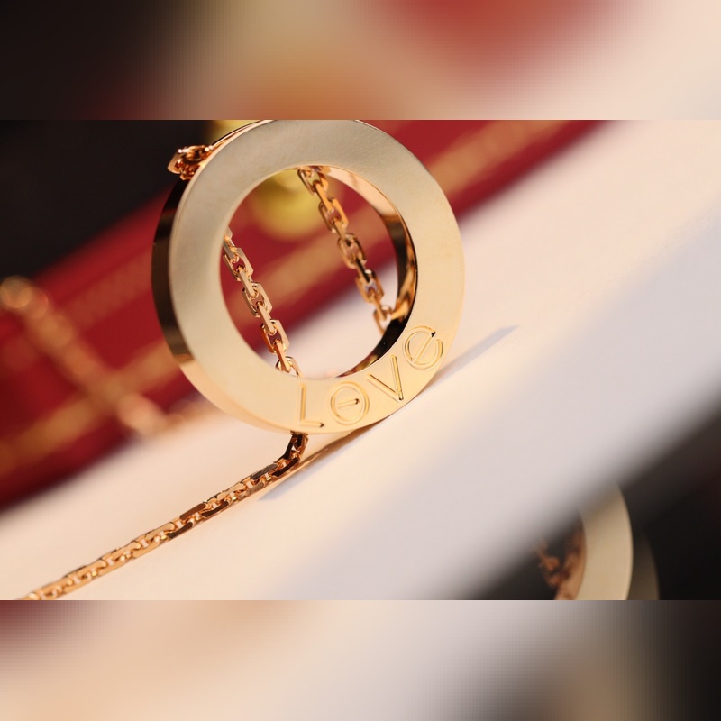 [原單對版] (配全套包裝) 卡地亞 CartierLOVE大圓餅項鍊重磅出爐