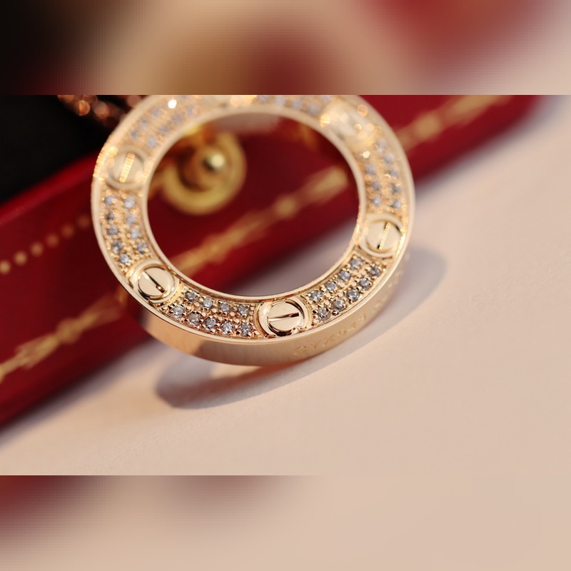 [原單對版] (配全套包裝) 卡地亞 CartierLOVE大圓餅項鍊重磅出爐