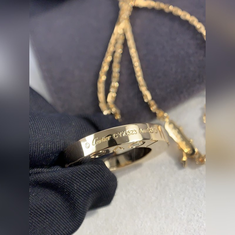 [原單頂級](配全套包裝) love系列[色色R]大餅項鍊 很好搭配衣服，超級大