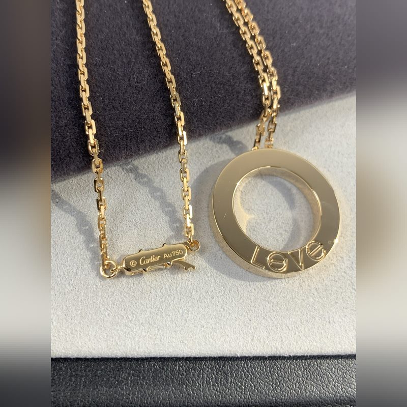 [原單頂級](配全套包裝) love系列[色色R]大餅項鍊 很好搭配衣服，超級大