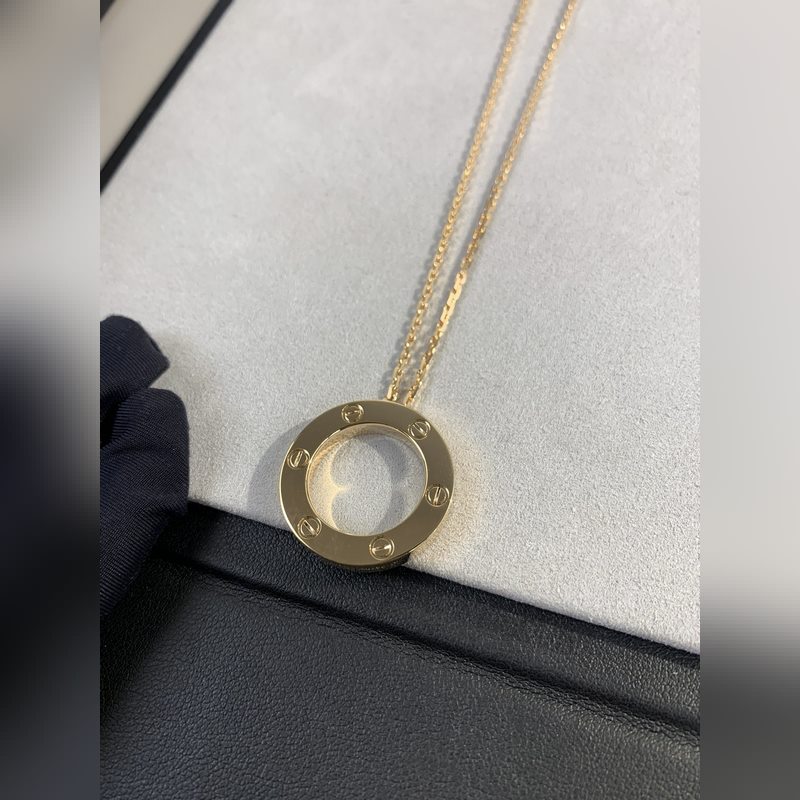 [原單頂級](配全套包裝) love系列[色色R]大餅項鍊 很好搭配衣服，超級大