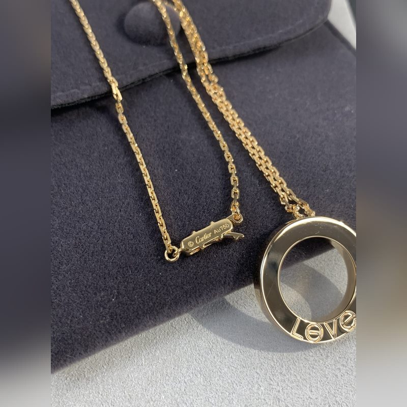 [原單頂級](配全套包裝) love系列[色色R]大餅項鍊 很好搭配衣服，超級大