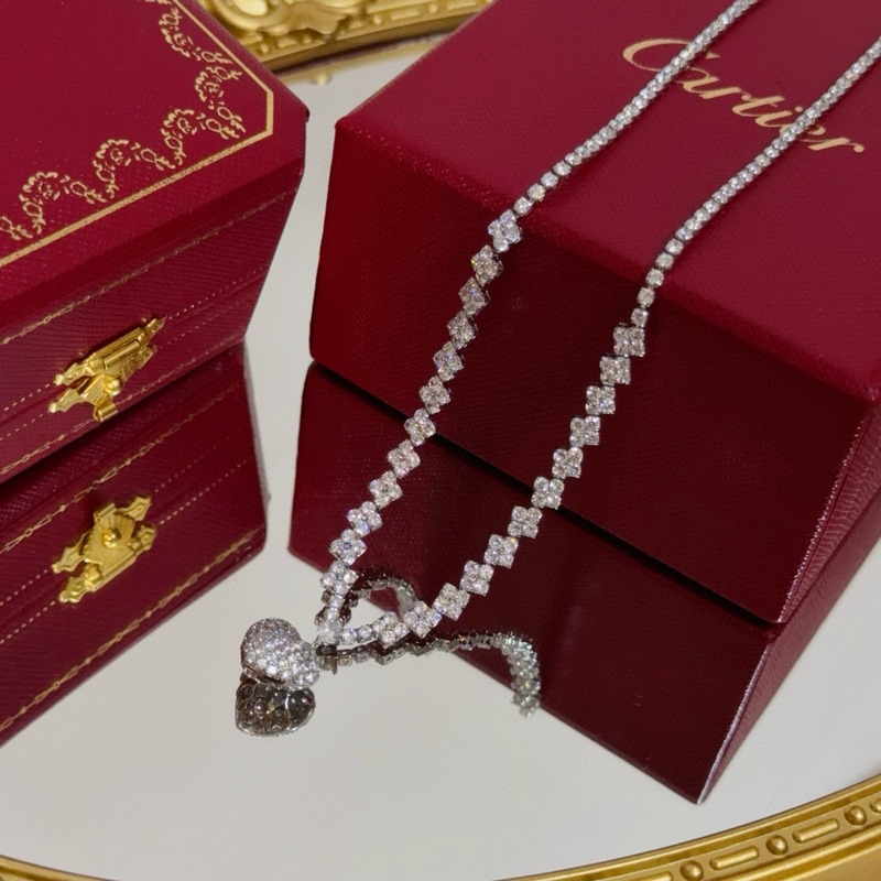 [原單對版] (配全套包裝) 卡地亞 Cartier鑲鑽項鍊 高端定制版本 鑲