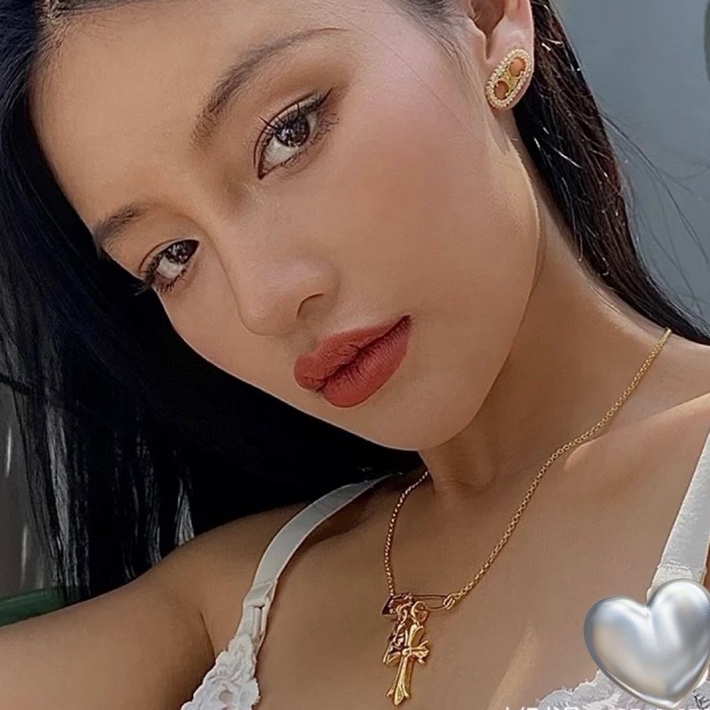 [原單對版] (配全套包裝) Chrome Hearts克羅心 經(jīng)典別針項鍊