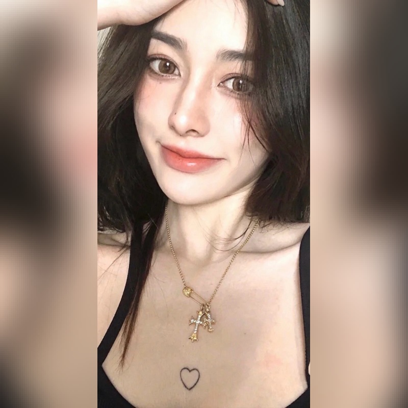 [原單對版] (配全套包裝) Chrome Hearts克羅心 經(jīng)典別針項鍊