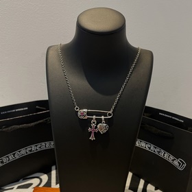 [原單對版] (配全套包裝) Chrome Hearts克羅心經典十回形針十字