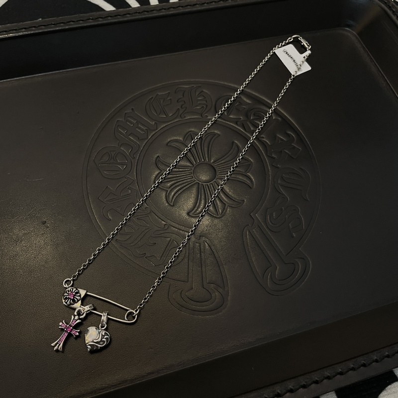 [原單對版] (配全套包裝) Chrome Hearts克羅心經典十回形針十字