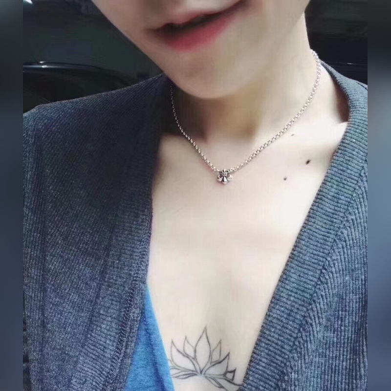 [原單對版] (配全套包裝) Chrome hearts克羅心小套鍊，簡約時尚