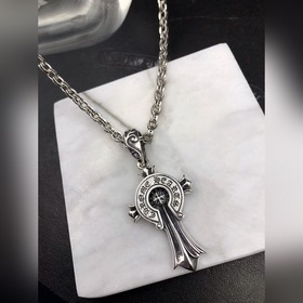 Chrome Hearts克羅心 馬蹄印吊墜項鍊 周柏豪同款