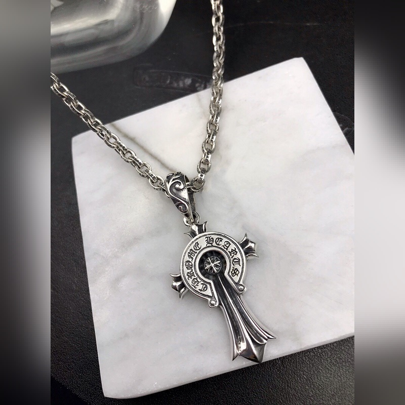 Chrome Hearts克羅心 馬蹄印吊墜項鍊 周柏豪同款