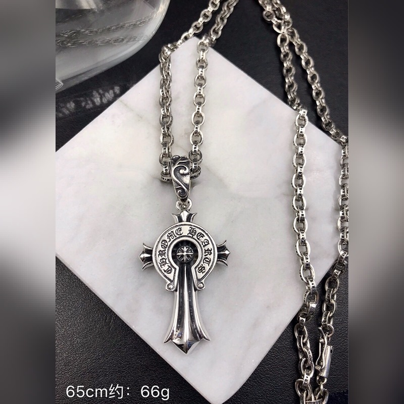 Chrome Hearts克羅心 馬蹄印吊墜項鍊 周柏豪同款