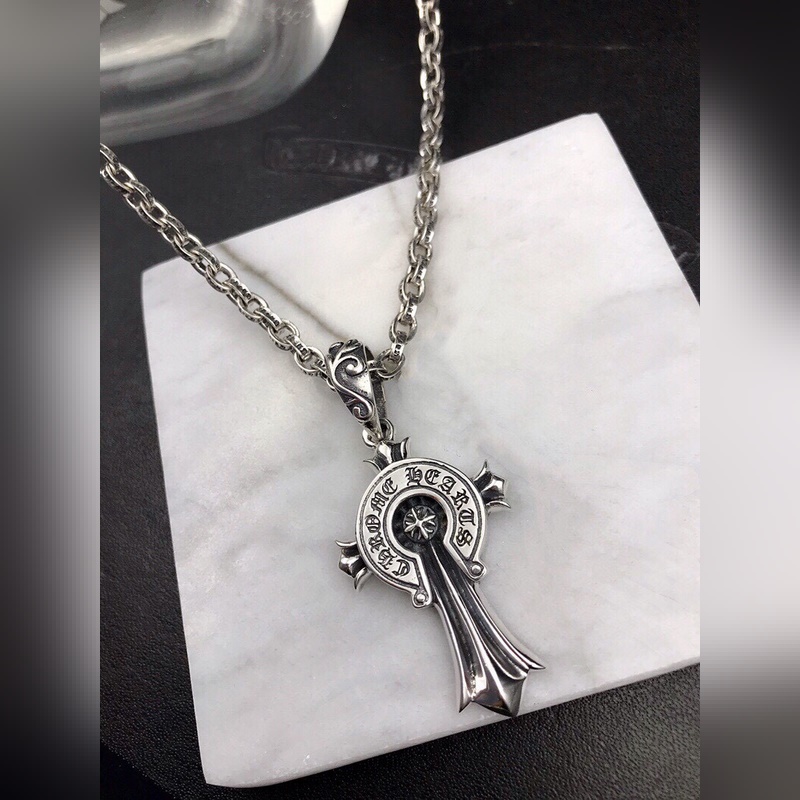 Chrome Hearts克羅心 馬蹄印吊墜項鍊 周柏豪同款