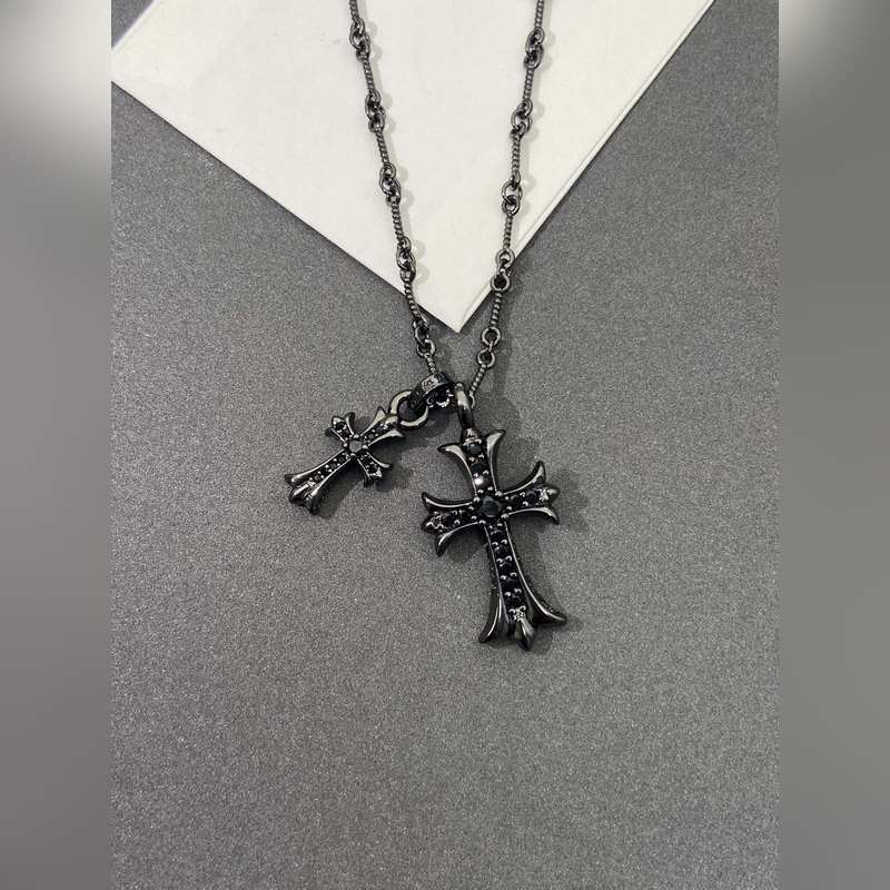 [原單對版] (配全套包裝) [Chrome Hearts克羅心十字架項鍊]