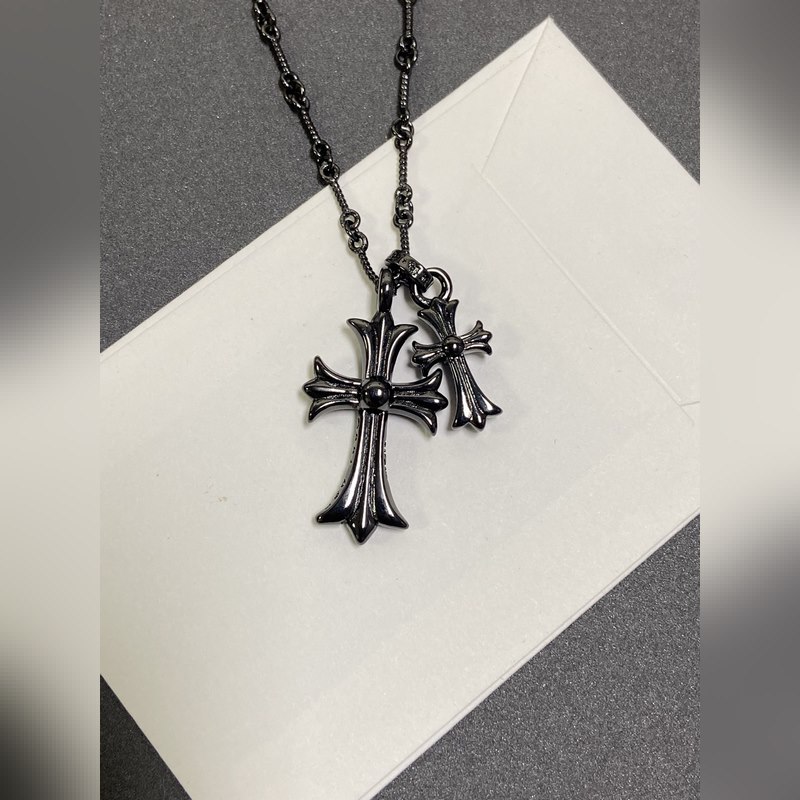 [原單對版] (配全套包裝) [Chrome Hearts克羅心十字架項鍊]