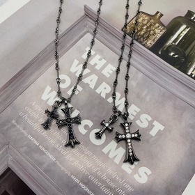 [原單對版] (配全套包裝) Chrome hearts克羅心十字架項鍊