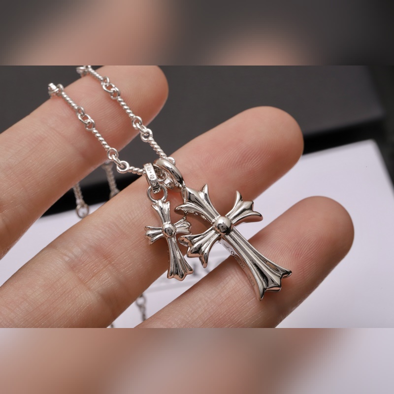 [原單對版] (配全套包裝) Chrome hearts克羅心 紅鑽 鍍18K