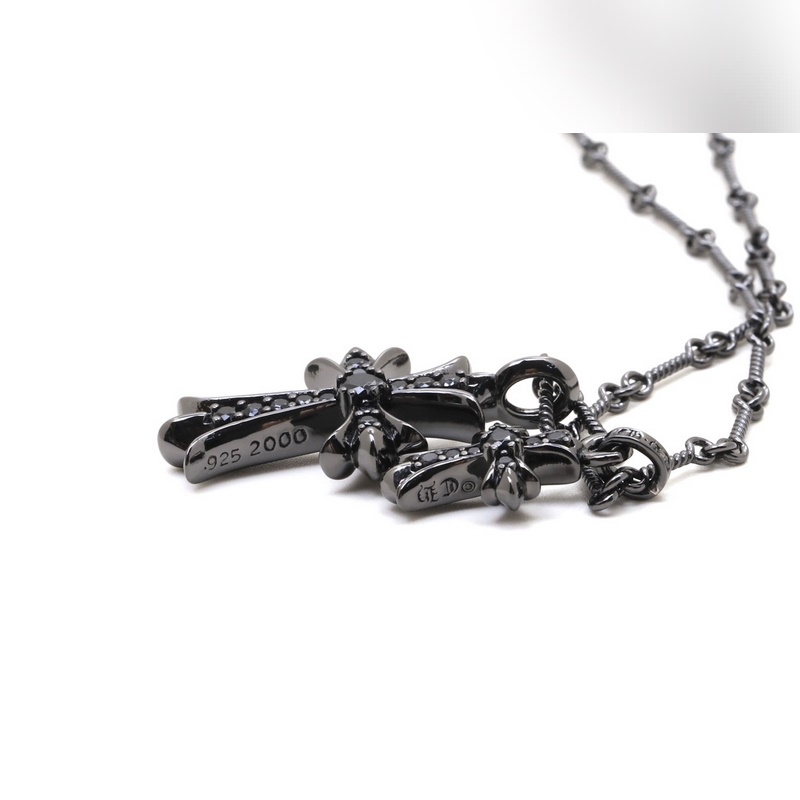 [原單對版] (配全套包裝) Chrome hearts克羅心 特別款雙十字架