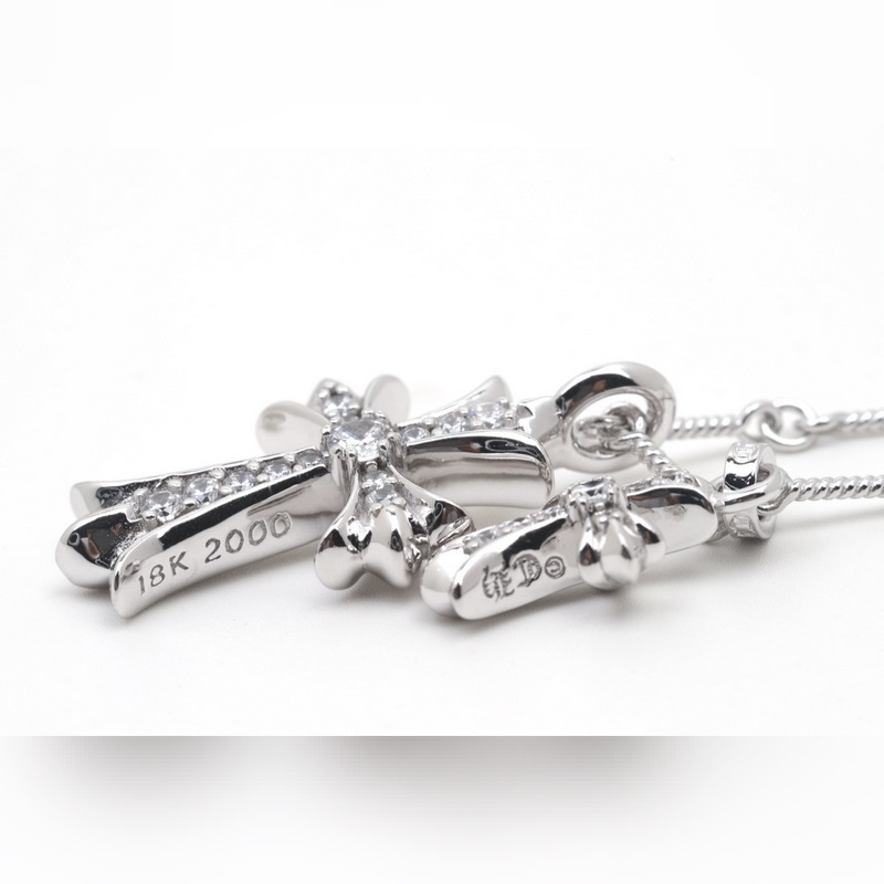 [原單對版] (配全套包裝) Chrome hearts克羅心 鍍18K金雙十