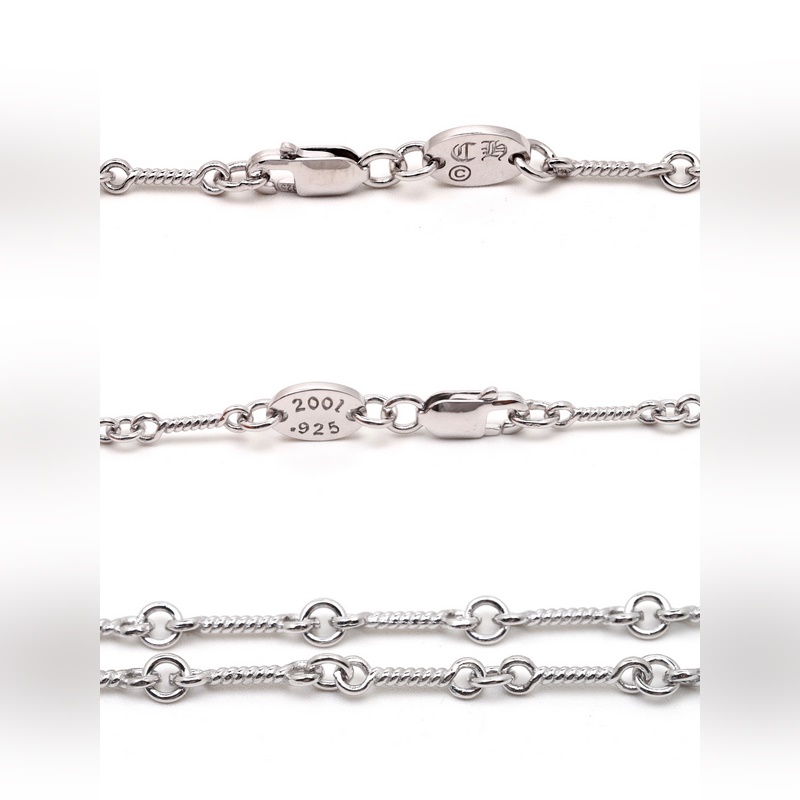 [原單對版] (配全套包裝) Chrome hearts克羅心 鍍18K金雙十