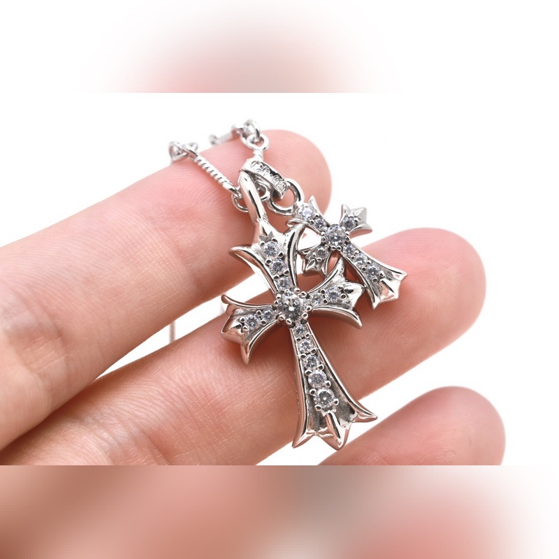 [原單對版] (配全套包裝) Chrome hearts克羅心 鍍18K金雙十