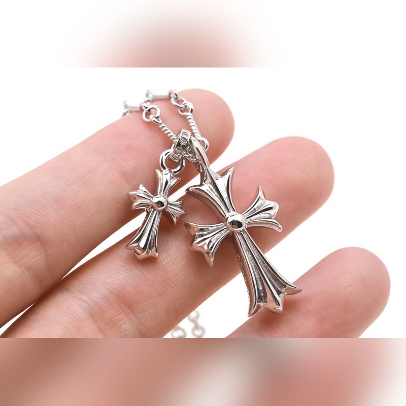 [原單對版] (配全套包裝) Chrome hearts克羅心 鍍18K金雙十