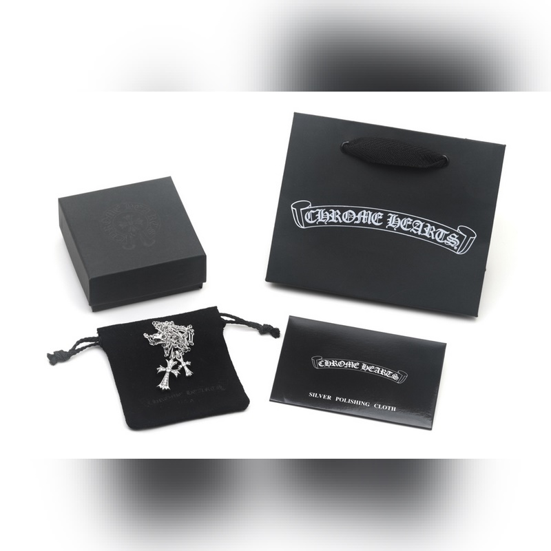 [原單對版] (配全套包裝) Chrome hearts克羅心 鍍18K金雙十