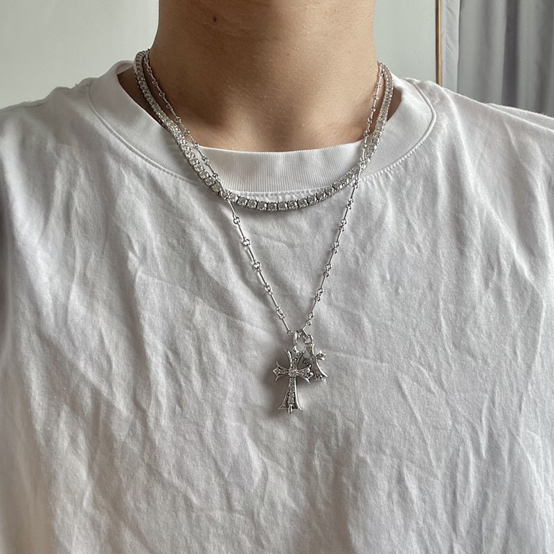 [原單對版] (配全套包裝) Chrome hearts克羅心 鍍18K金雙十