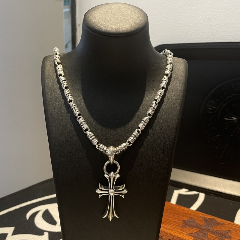 [原單對版] (配全套包裝) Chrome Hearts克羅心複古十字架項鍊