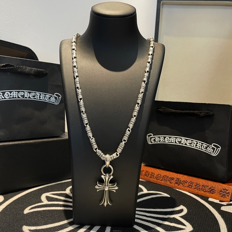 [原單對版] (配全套包裝) Chrome Hearts克羅心複古十字架項鍊