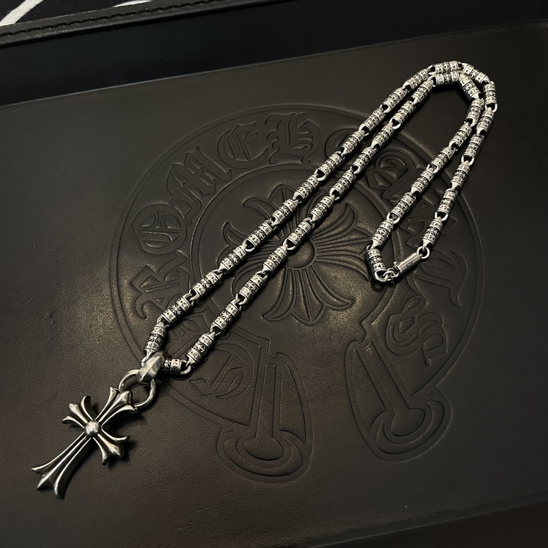 [原單對版] (配全套包裝) Chrome Hearts克羅心複古十字架項鍊