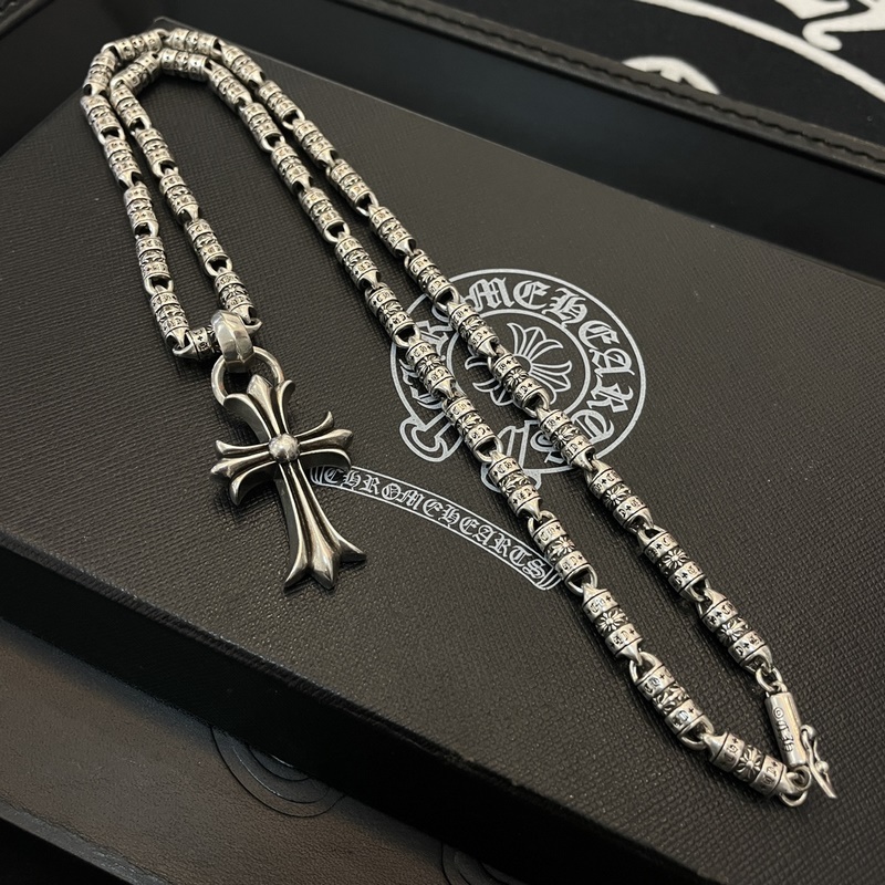 [原單對版] (配全套包裝) Chrome Hearts克羅心複古十字架項鍊