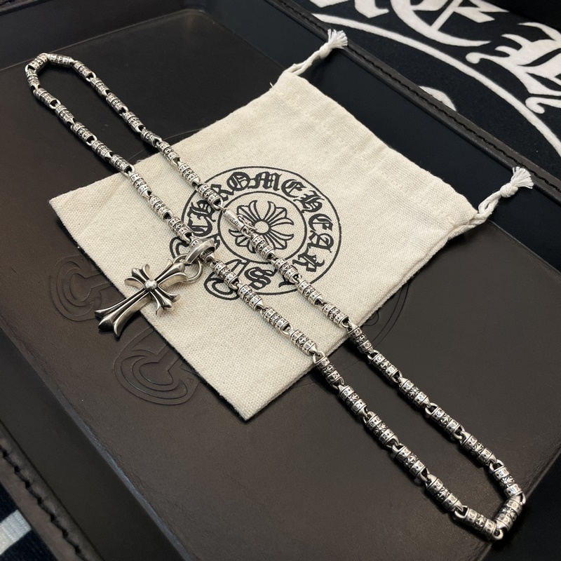 [原單對版] (配全套包裝) Chrome Hearts克羅心複古十字架項鍊