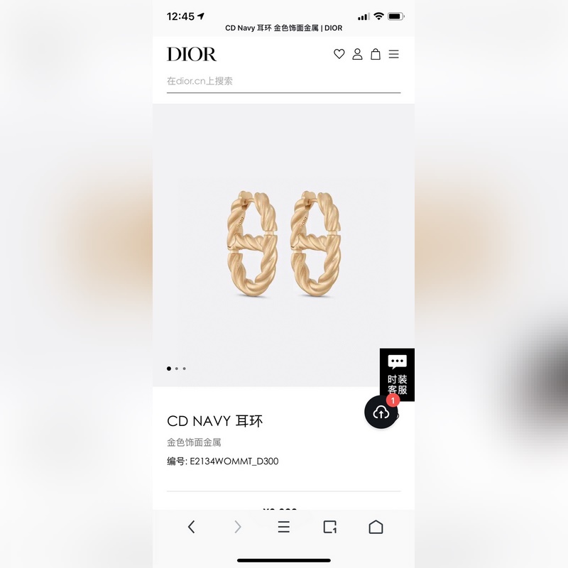 Dior 迪奧 CD耳環 專櫃2026新款上市 美得不要不要的 唯美 浪漫 人手
