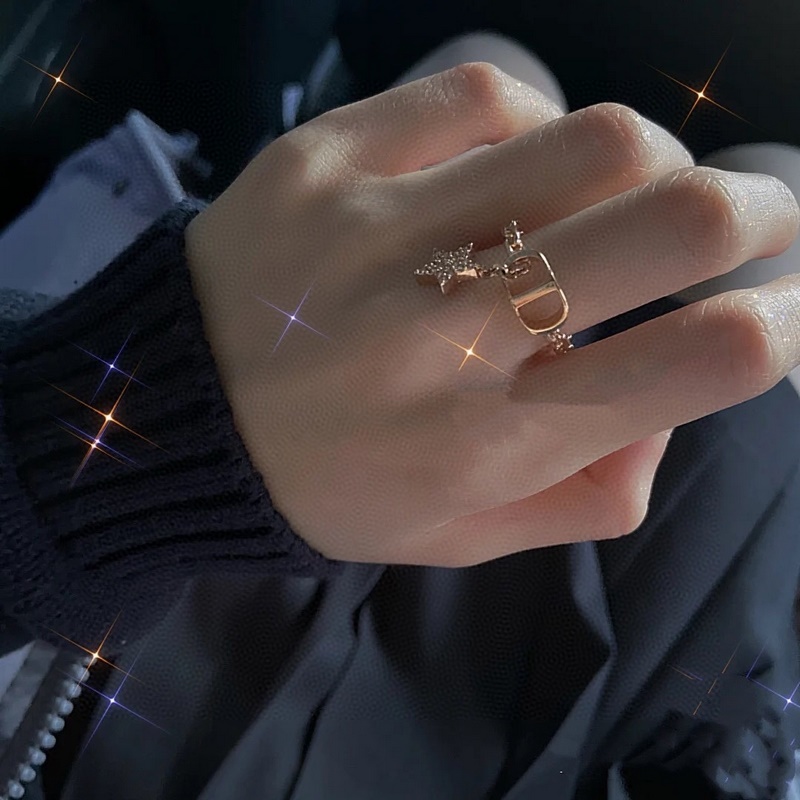 迪奧家星星戒指 同款材質 高品質