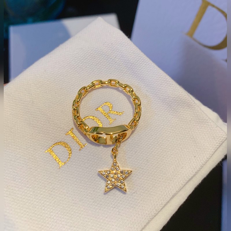 迪奧家星星戒指 同款材質 高品質