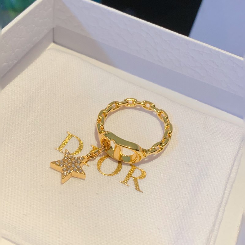 迪奧家星星戒指 同款材質 高品質