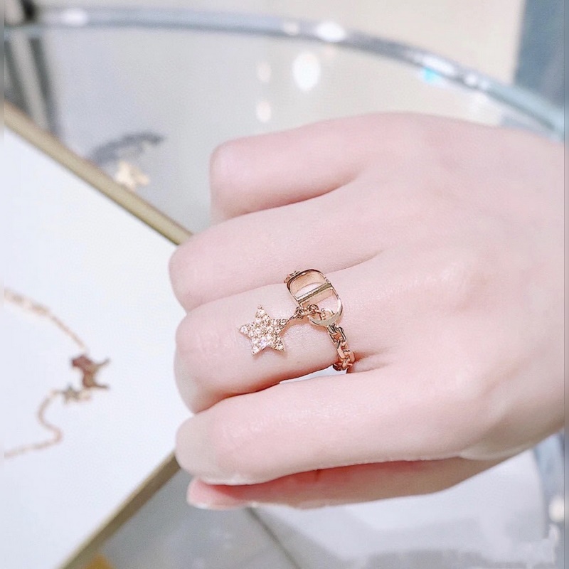 迪奧家星星戒指 同款材質 高品質
