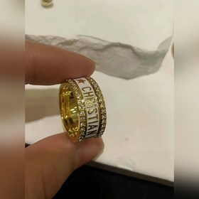 迪奧三合一琺瑯戒指 超美~