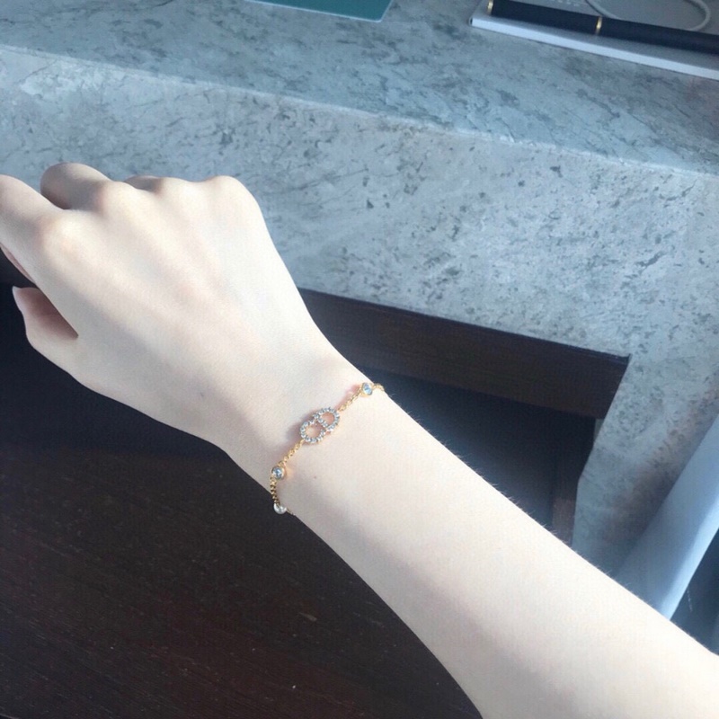 [原單對版] (配全套包裝) Dior 迪奧 火爆新款 CD手鍊米珠珍珠可單獨