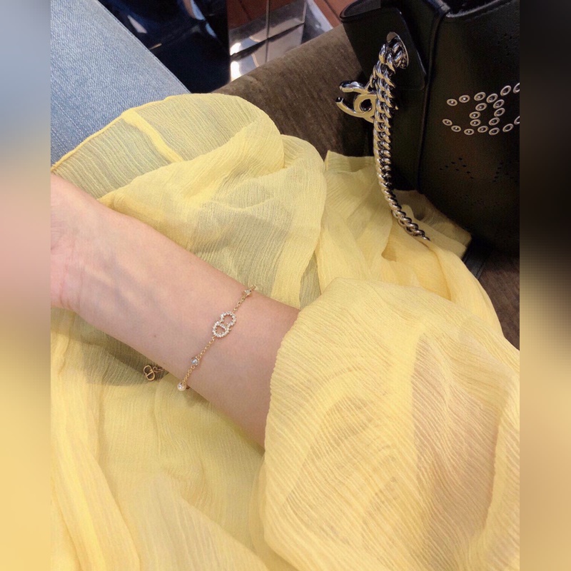 [原單對版] (配全套包裝) Dior 迪奧 火爆新款 CD手鍊米珠珍珠可單獨