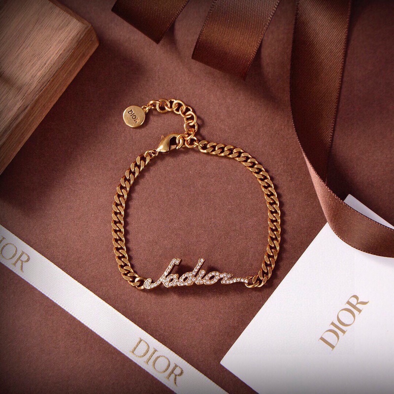 新品 原單貨 新款JADIOR迪奧字母手鍊 專櫃一緻 超級有質感