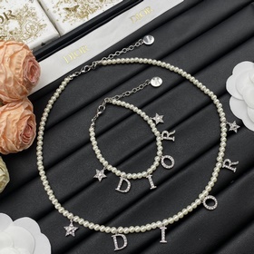 迪奧Dior套裝  項鏈+手鏈 優雅動人