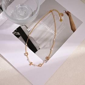 [原單對版]手鍊+項鍊 迪奧 新款 一線大牌都愛的Dior·迪奧 新品套裝。金屬